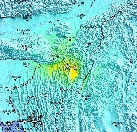 Image of impact released by USGS