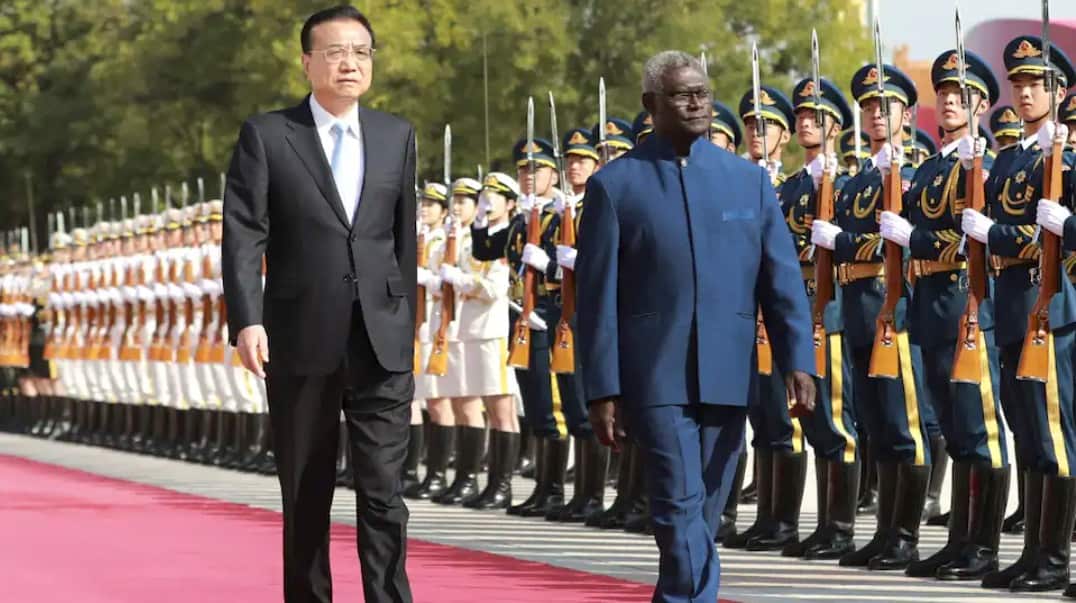 China is looking to increases it relationship with the Solomon Islands, but Prime Minister Manasseh Sogavare says there won't be any Chinese military bases in his country.