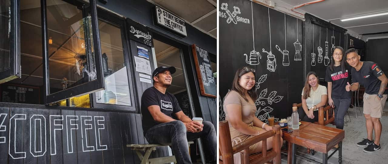 story behind the coffee, latte art