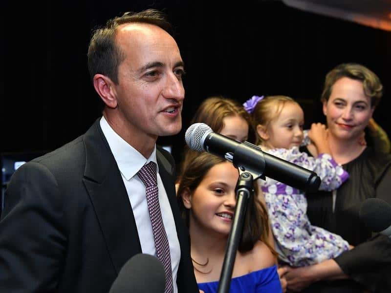 Liberal Candidate for Wentworth Dave Sharma with his family