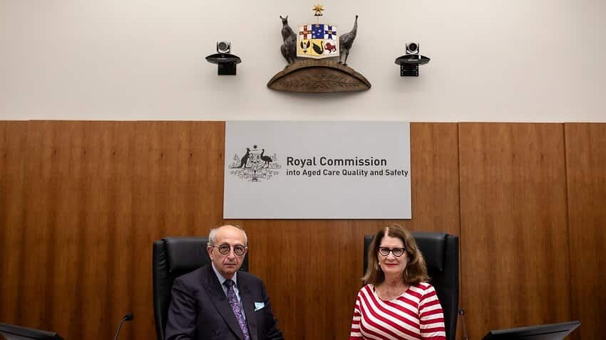 Disability Royal Commission Chair the Honourable Tony Pagone QC, and Commissioner Lynelle Briggs AO