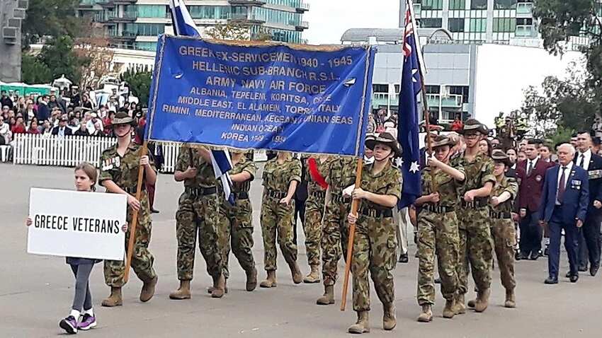 ANZAC Day in Melbourne, April 2019. 