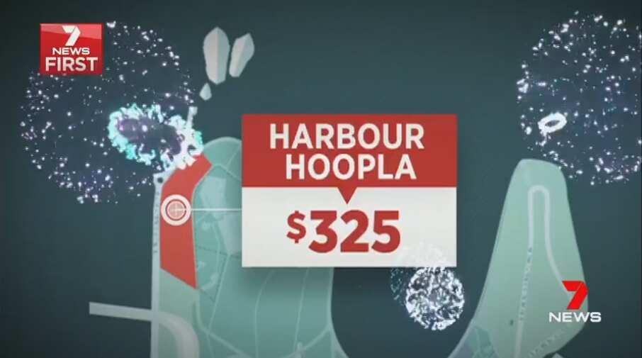 Families looking to enjoy NYE fireworks priced out of the Botanic Gardens. The viewing spot at the Botanic Gardens was free in 2013, but will cost $325 a ticket this year.