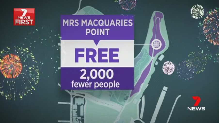 Families looking to enjoy NYE fireworks priced out of the Botanic Gardens. The viewing spot at the Botanic Gardens was free in 2013, but will cost $325 a ticket this year.