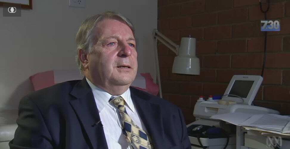 Dr Claude Calandra told 7.30 "I will always do the best for my patients".