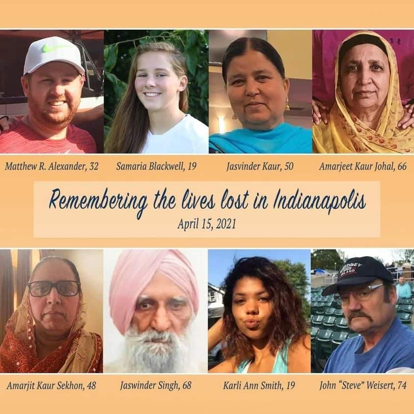 Eight people including four members of the Sikh community were killed in FedEx mass shooting at Indianapolis.