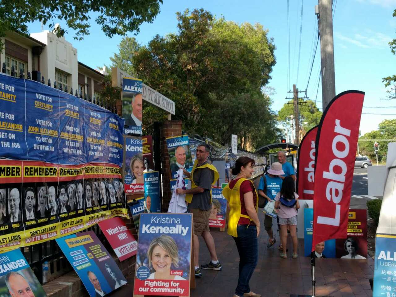 Bennelong By Election Voting Site in Eastwood 1