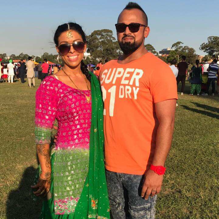 Siana and her Punjabi husband Amandeep Sangar