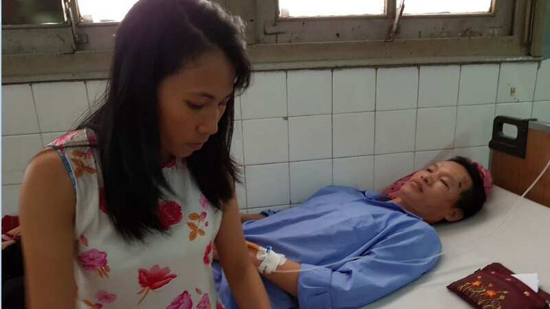 Cả hai vợ chồng anh Trịnh Toàn đều bị đánh chấn thương đầu trầm trọng