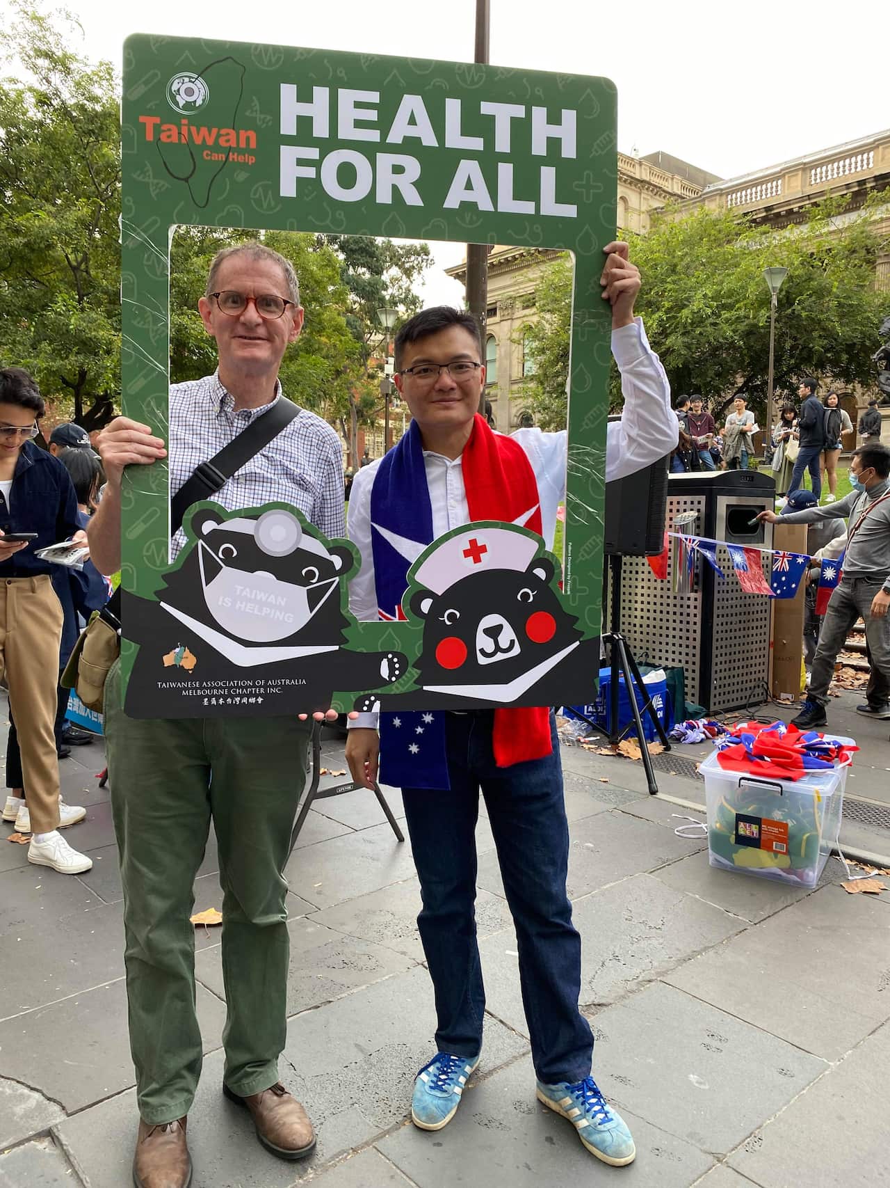 Taiwanese-Australian communities held rallies to call for including Taiwan in the next WHA