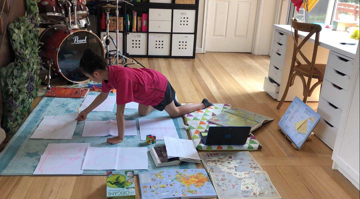 Inquiry class at Yuan Yuan's house