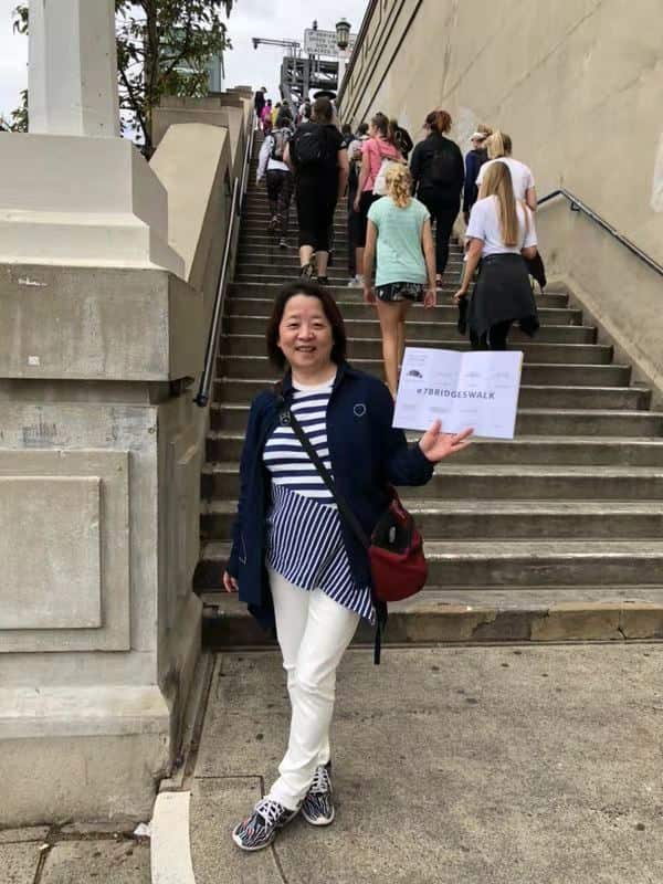 Xiang Zhao in 7 Bridges Walk