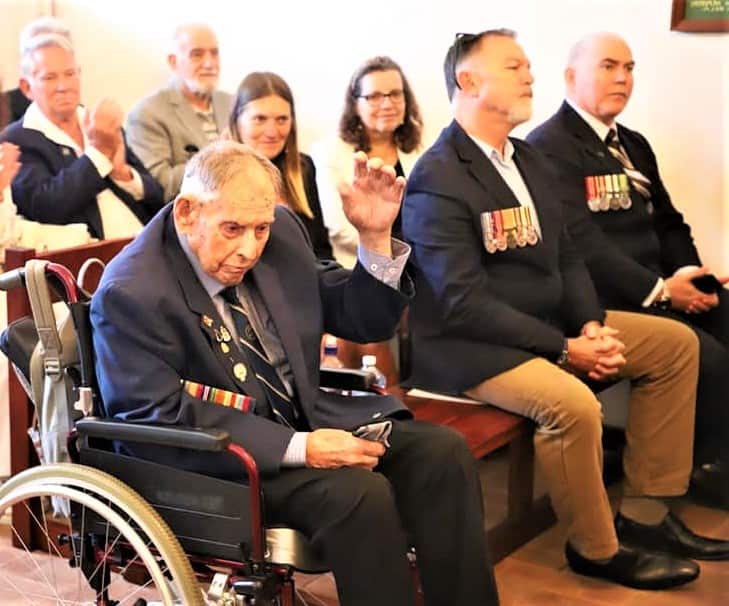 Western Australia's Greeks grief the death of Battle of Crete veteran Richard Norm Eaton. 