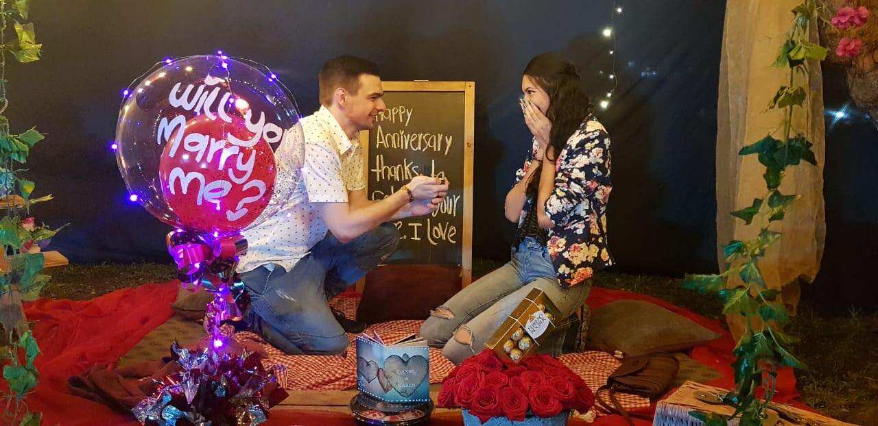 Daniel Lakeman with his Colombian fiancée Karen Sanclemente. 