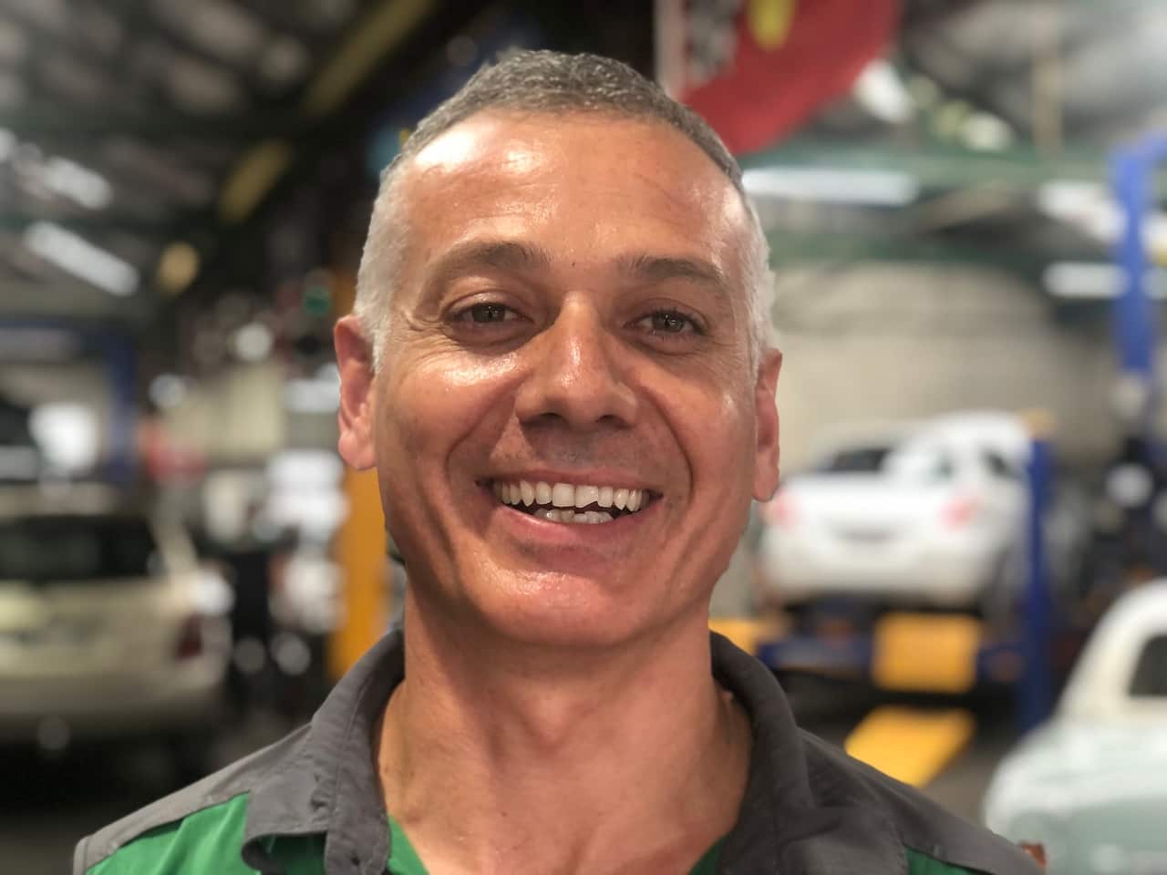 Mechanic Spiros Xenos 