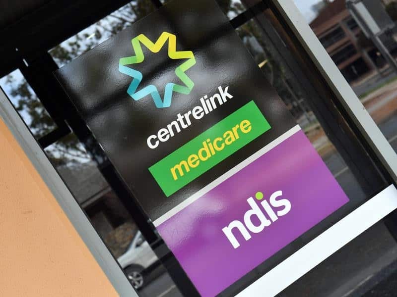 The Centrelink sign