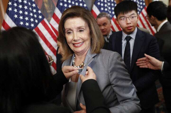 US House speaker Nancy Pelosi