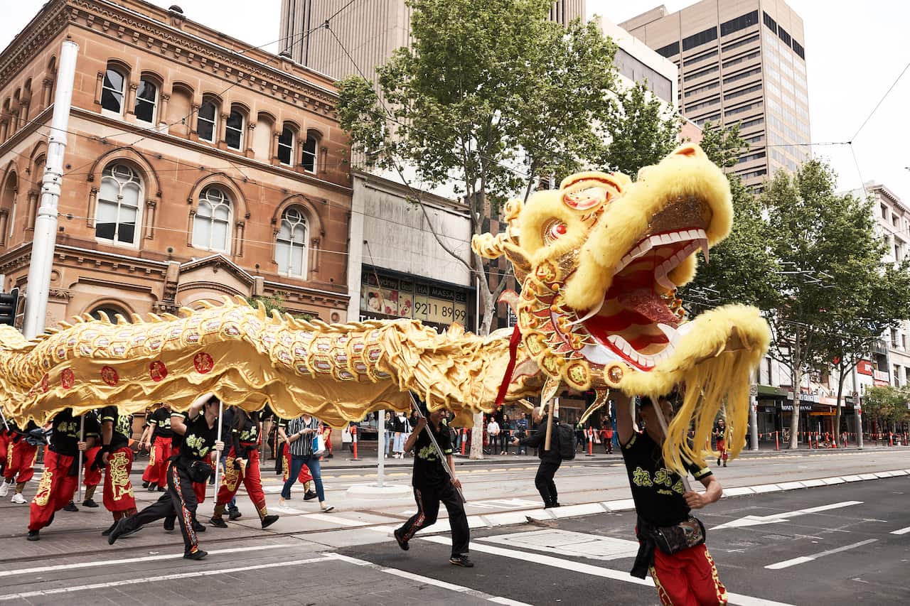 Chinese Lion Dance group hopes to spread positivity in the community during the Lunar New Year amid COVID-19 pandemic.