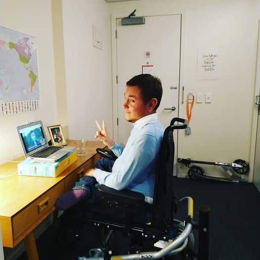 Eugene Liapin has Kugelberg-Welander Syndrome.