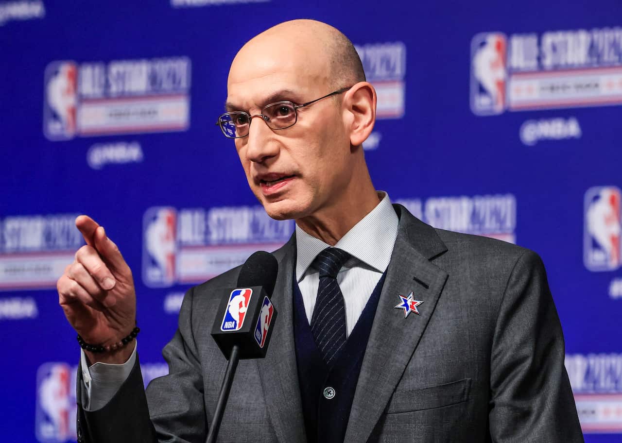 Commissioner of the NBA Adam Silver.