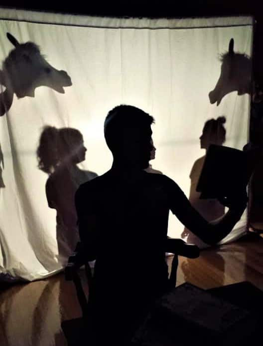 From a stage play produced by the students of the Creative Drama & Arts Centre, of Melbourne's Greek Community. 