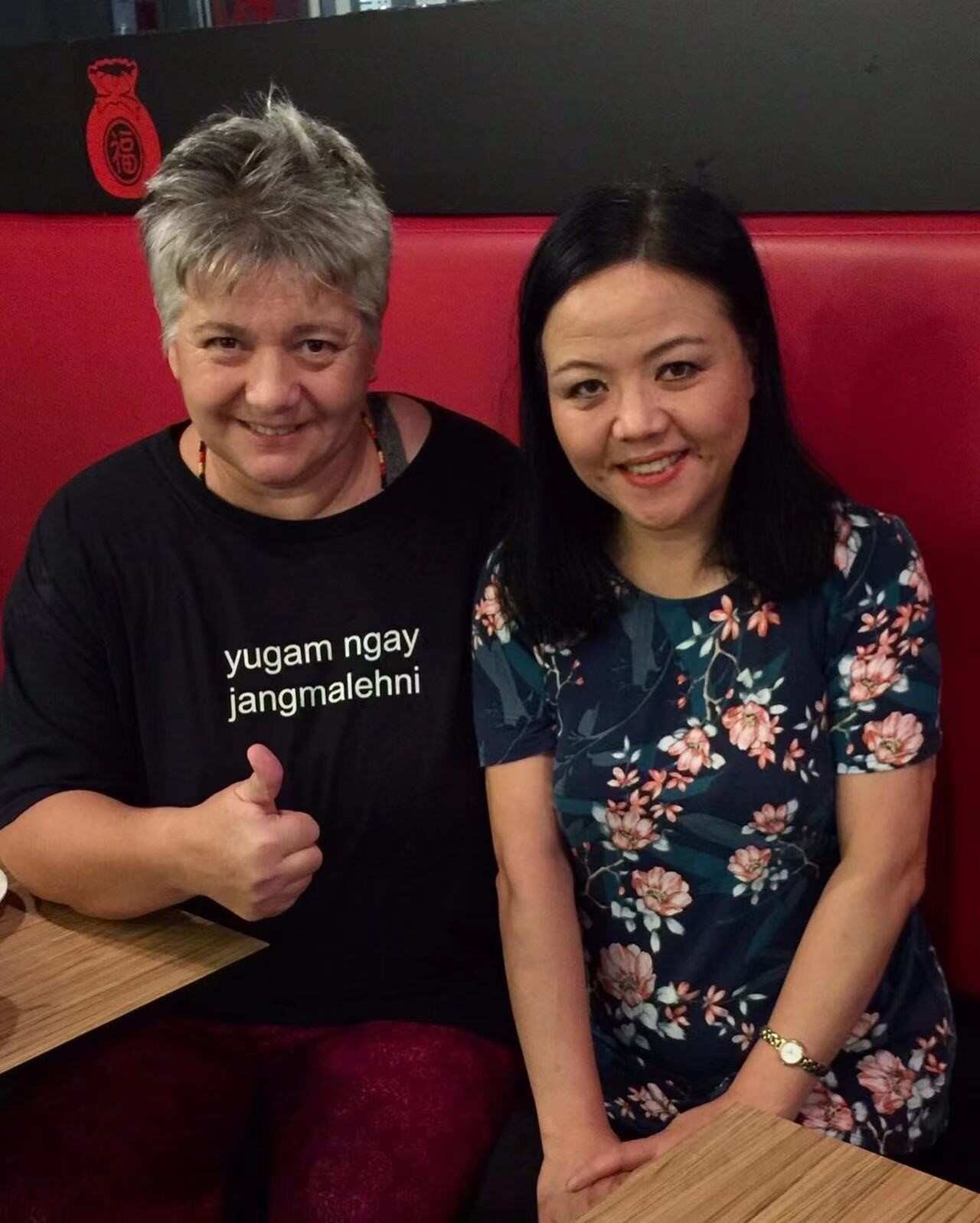 Professor Jing Han and Melissa Lucashenko