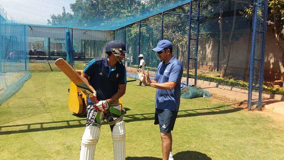 Apurva Desai at National Cricket Academy in Bangalore