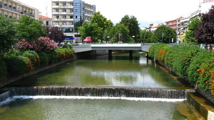 The new bicycle route will be along the banks of Litheos river