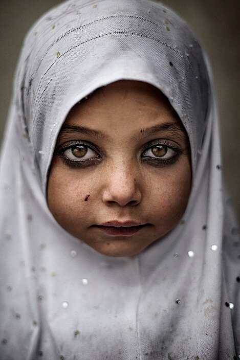 Student at school in Pakistan