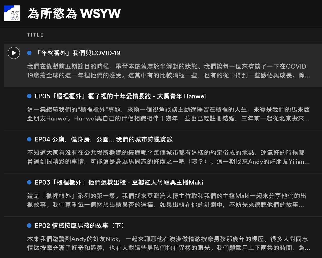 A Chinese podcast sharing LGBTIQ+ life in Australia.