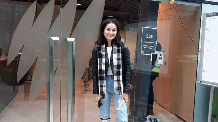 Anastasia Dolkas, NUGAS president at SBS Greek. 