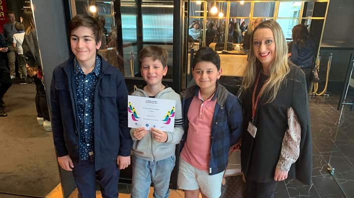 At Melbourne's Student Film Festival. 