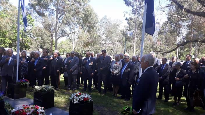 At the Australian Hellenic Memorial, Melbourne. 