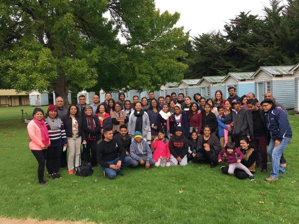 Community gathering at Christmas