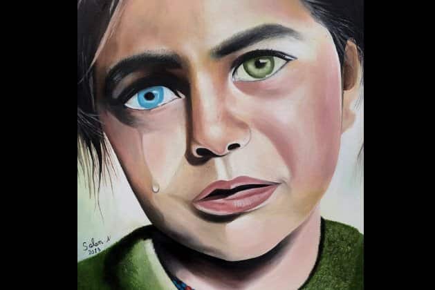 Painting by artist Salman Noah