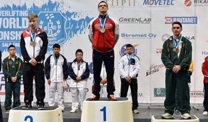 James Kondilios winning Bronze