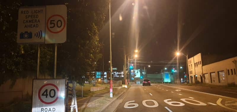 In the photo shared to Reddit, there are three different signs indicating different speed limits for O'Riordan Street in Sydney's inner-city.
