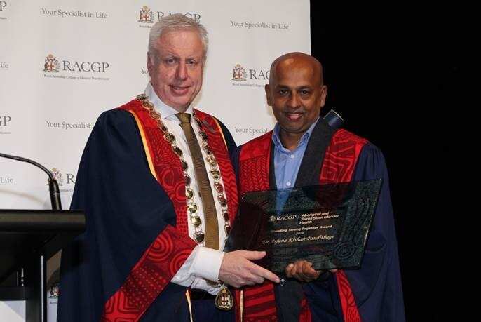 Dr Harry Nespolon (left) is urging people to contact their GP if they have any COVID-19 concerns