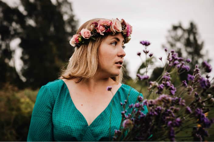 Florist Alena Manoli