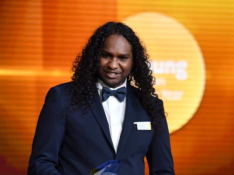 The 2019 Winner of the Young Australian of the Year Danzal Baker.