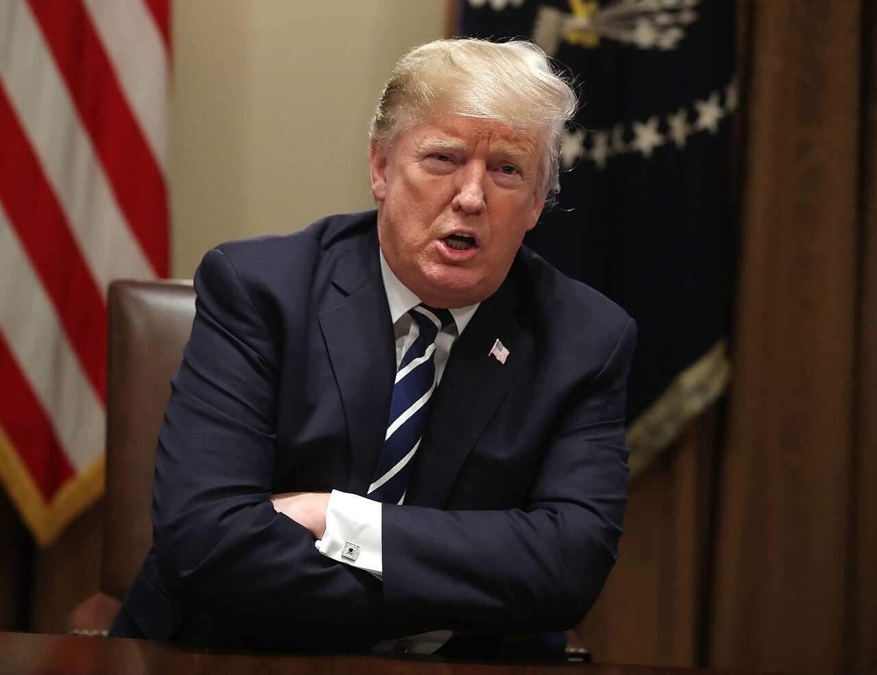 President Donald Trump says he's keen for a second meeting with Vladimir Putin.