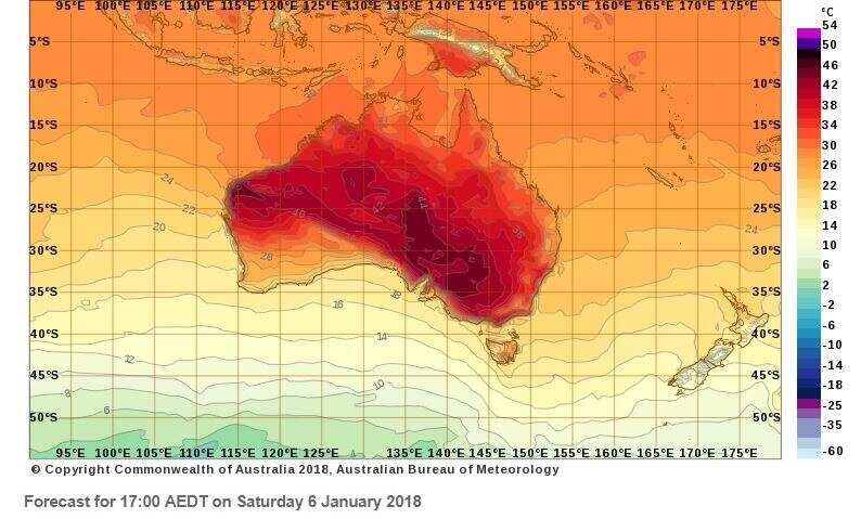 Australia's southeast will experience a 'catastrophic' bushfire conditions with temperatures at the weekend expected to climb above 40C.