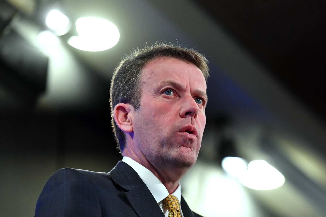 Minister for Education Dan Tehan at the National Press Club in Canberra, Friday, June 19, 2020. (AAP Image/Mick Tsikas) NO ARCHIVING