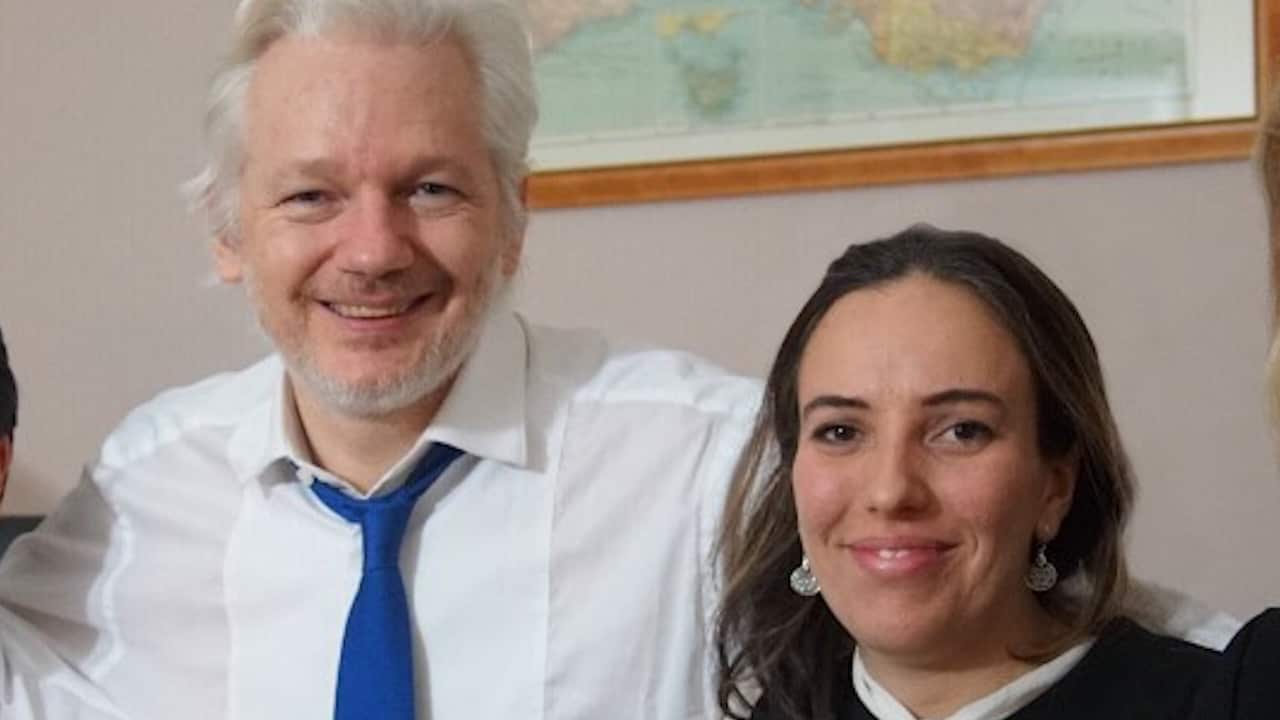 Julian Assange and his partner, Stella Moris-Smith Robertson.