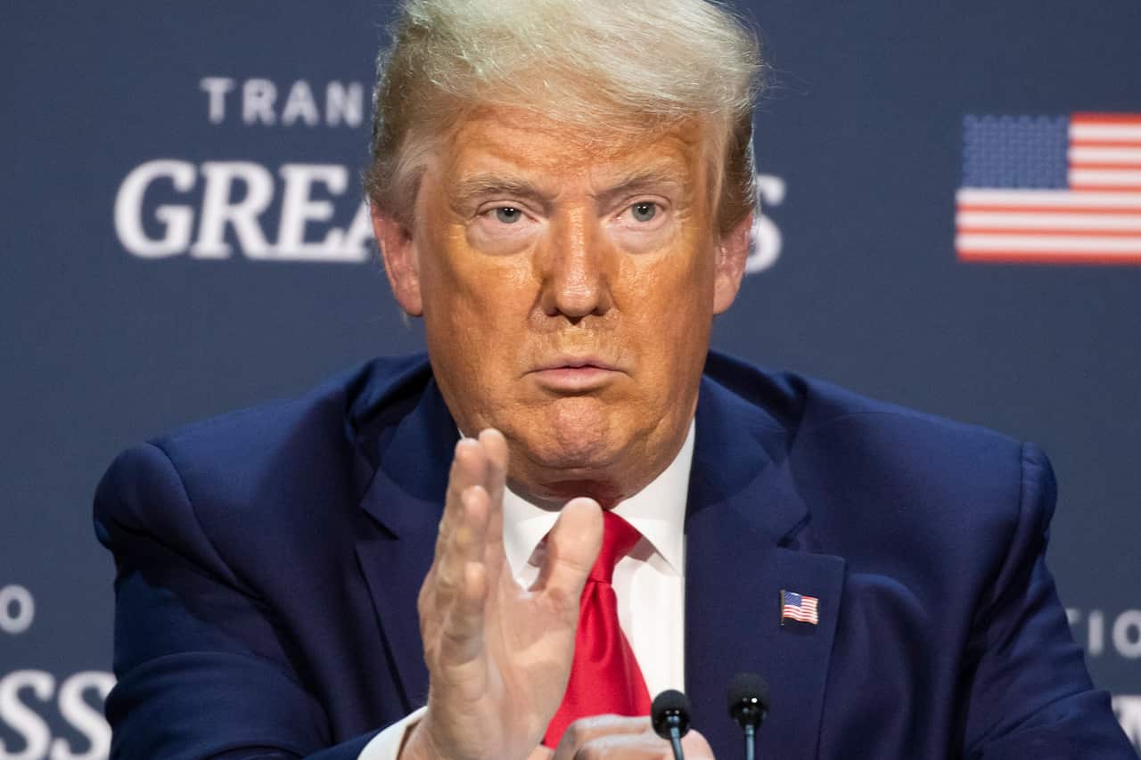 One in three Australians had confidence in US President Donald Trump.