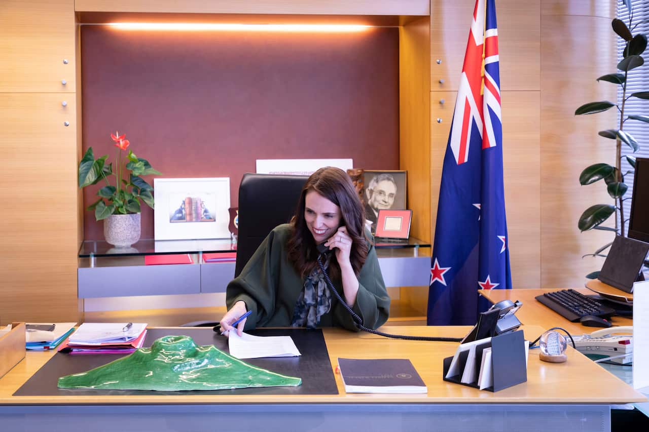 A primeira-ministra da Nova Zelândia, Jacinda Ardern.