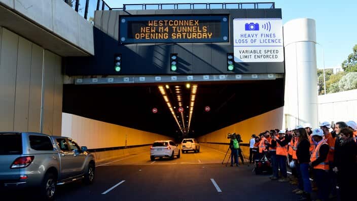 Sydney's new M4 WestConnex tunnel