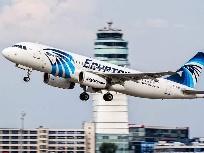 An EgyptAir Airbus A320