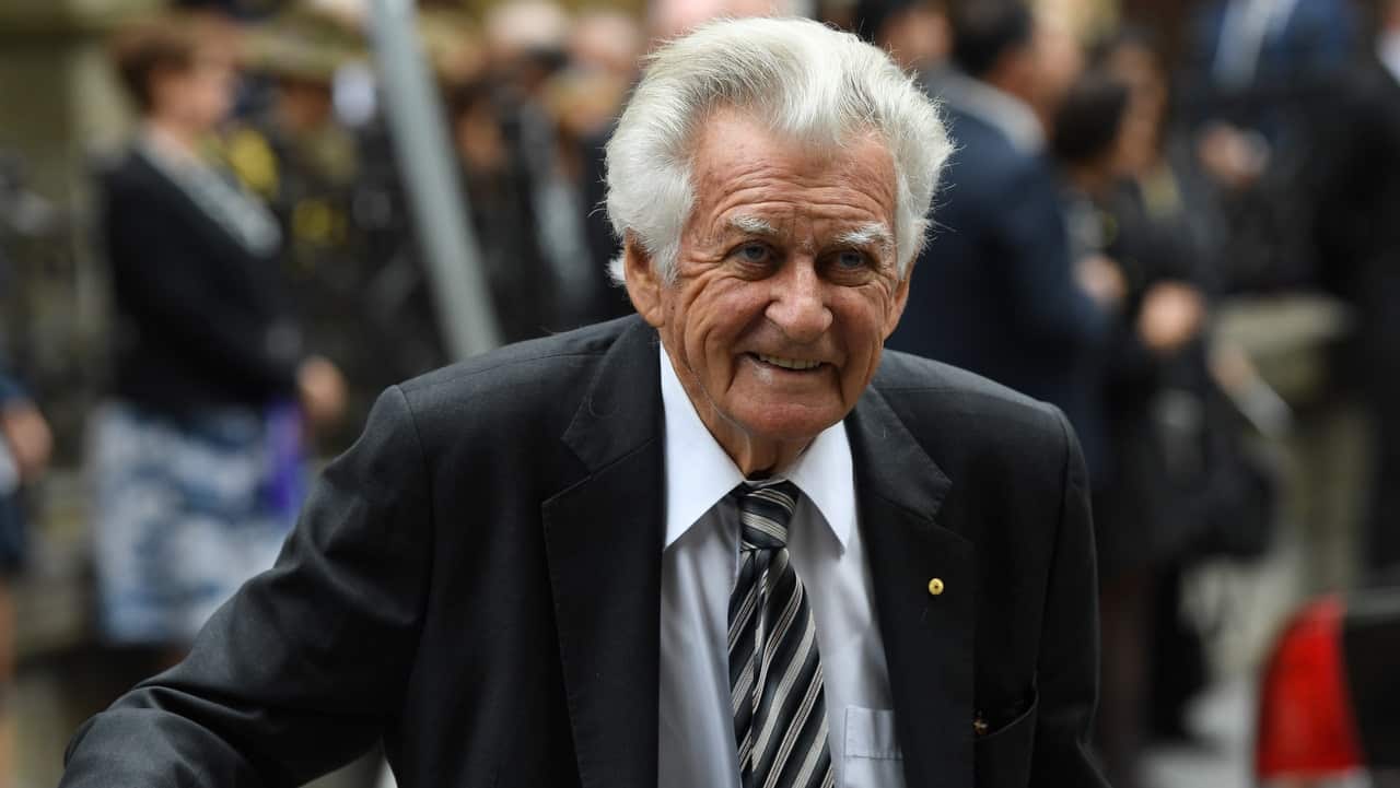 Former prime minister Bob Hawke.