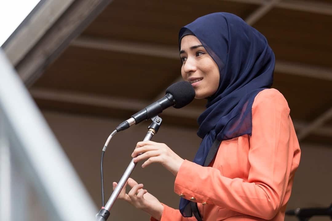 Hazara refugee Shokufa Tahiri has been a vocal refugee advocate. 